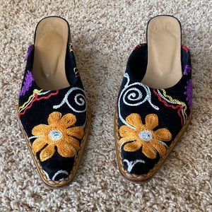 Vintage Suzani mules